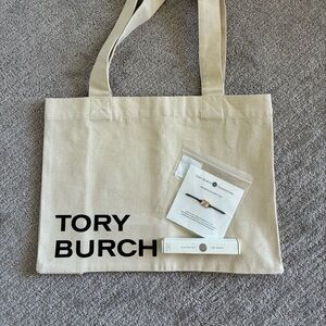 Tory Burch bundle NEW IN PACKAGING!-Bracelet and perfume and canvas tote bag!!
